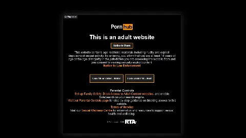 PornHub 사이트 화면 1