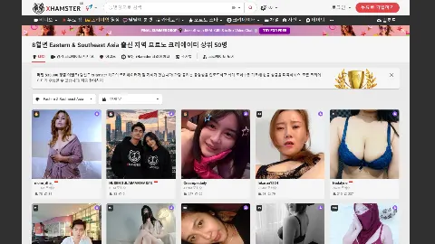 xHamster 사이트 화면 5
