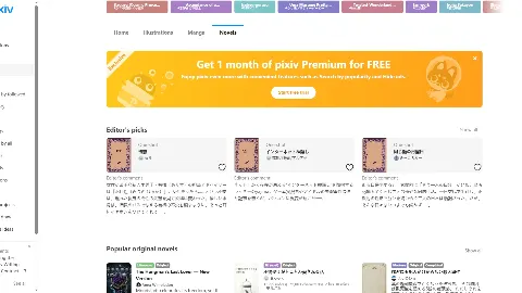 픽시브 미리보기 5