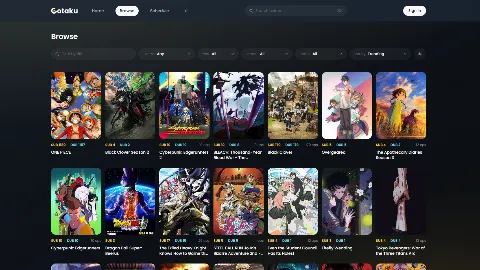 Gotaku 사이트 화면 5