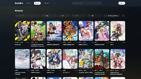 Gotaku 사이트 화면 3