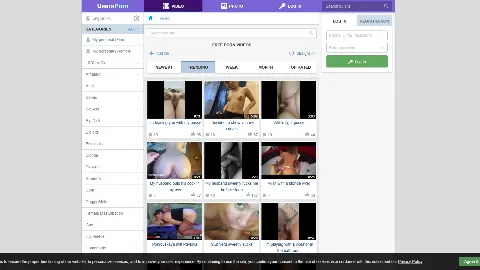 UsersPorn 사이트 화면 1