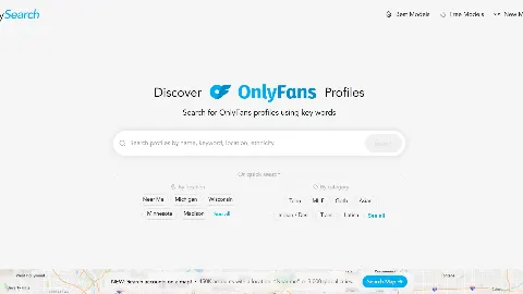 OnlySearch 사이트 화면 1