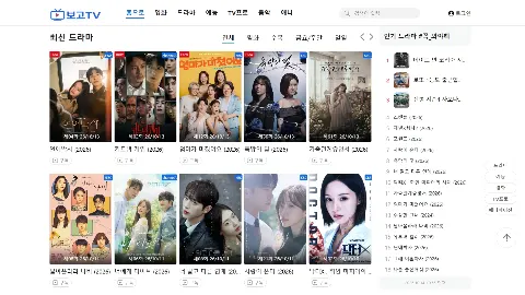 보고티비 사이트 화면 2