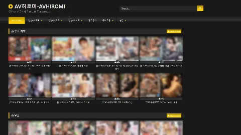 AV히로미 사이트 화면 1