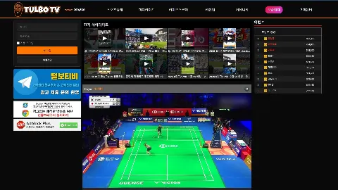 털보TV 사이트 화면 2