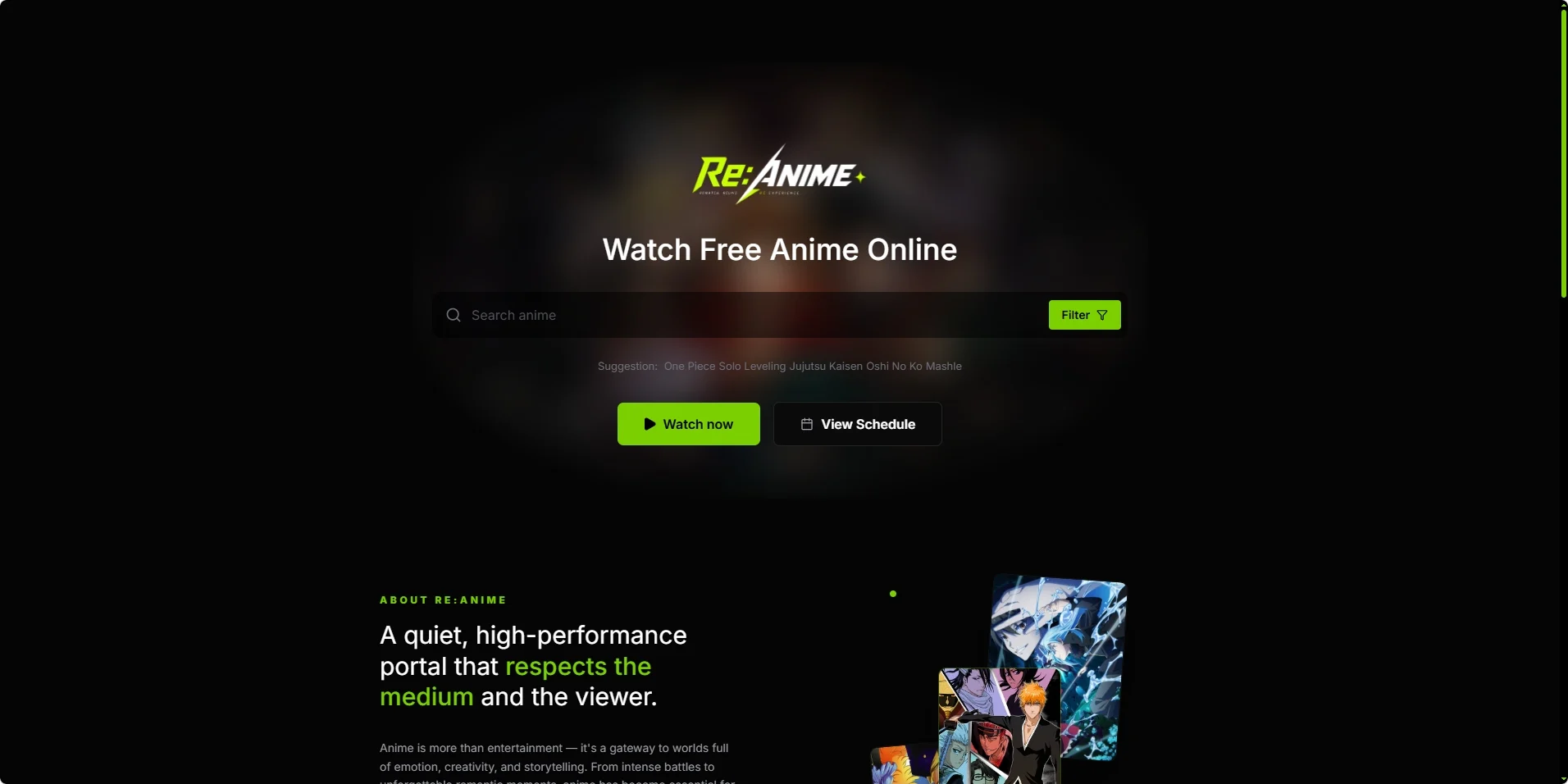 ReAnime 미리보기