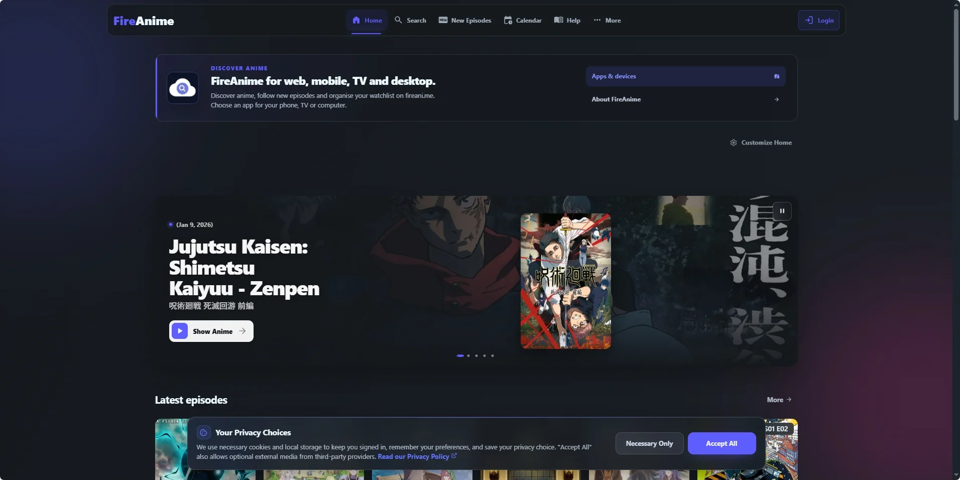 FireAnime 미리보기