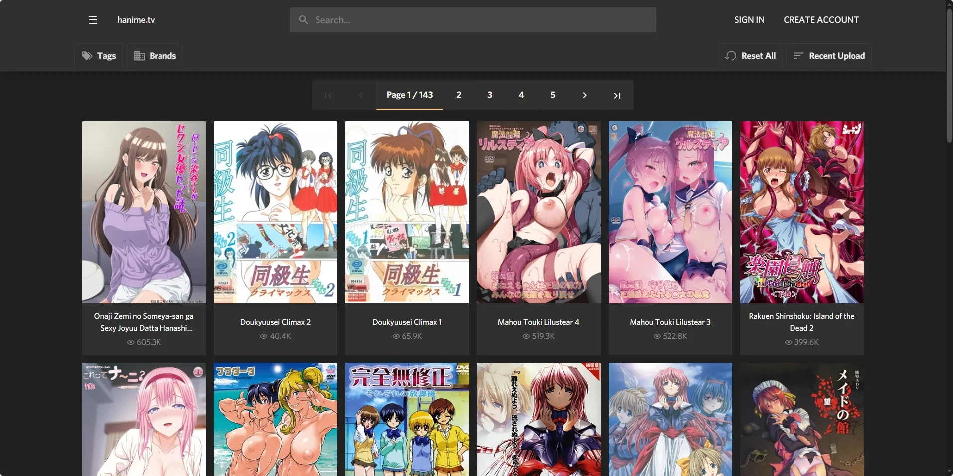 Hanime.tv 미리보기