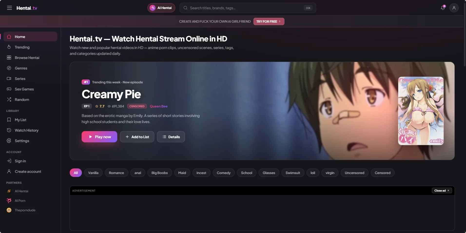 Hentai.tv 미리보기