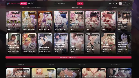 HStream.moe 사이트 화면 3