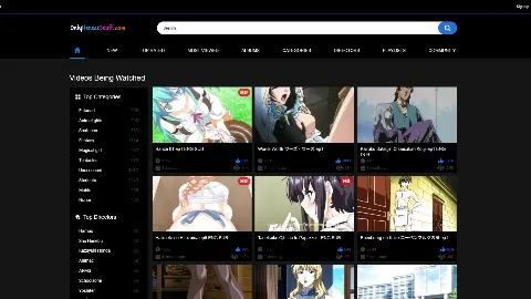OnlyHentaiStuff 사이트 화면 1