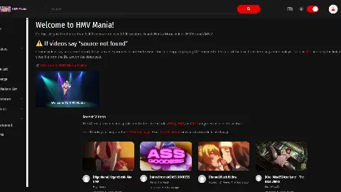 HMV Mania 사이트 화면 1