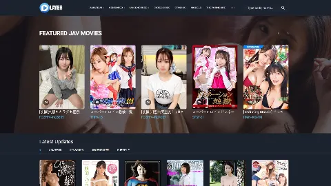 JavPlayer 사이트 화면 1