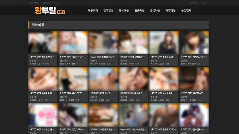 왕부랄 사이트 화면 2