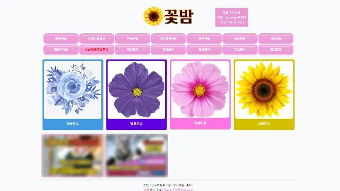 꽃밤 사이트 화면 4
